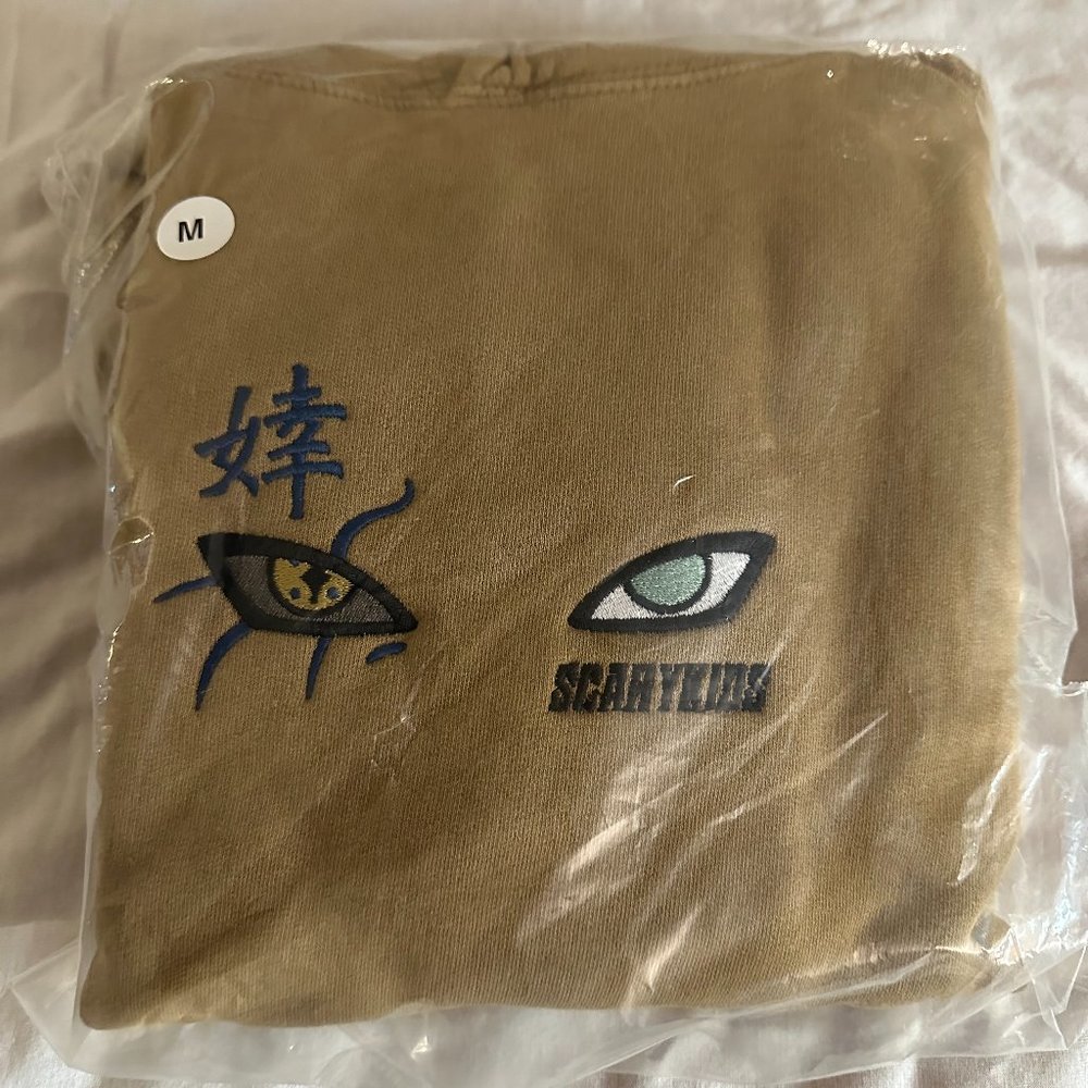 Scary Kids / Gnardo - Naruto - Gaara Embroidered Hoodie Size Medium